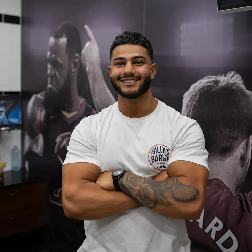 Come see Muscles at Billy's Barbershop