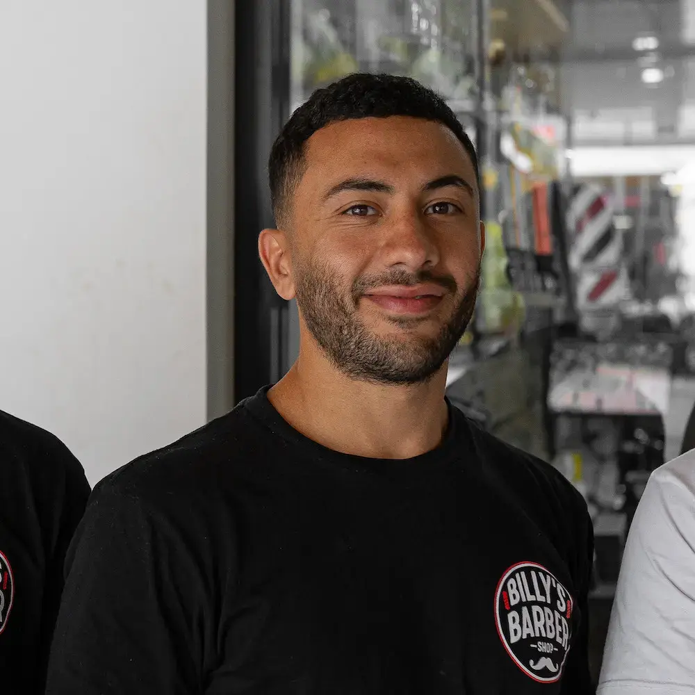 Come see Sammy at Billy's Barbershop